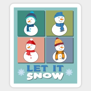 Let it Snow Sticker